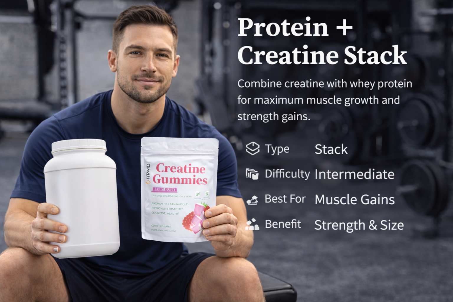 Protein + Creatine Stack